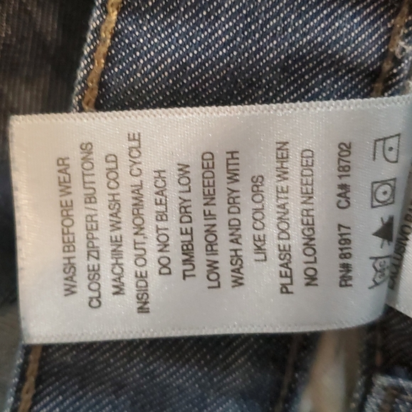 Levi's Rare 514 Women's Slim Straight Jeans 100% Cotten - Picture 6 of 7